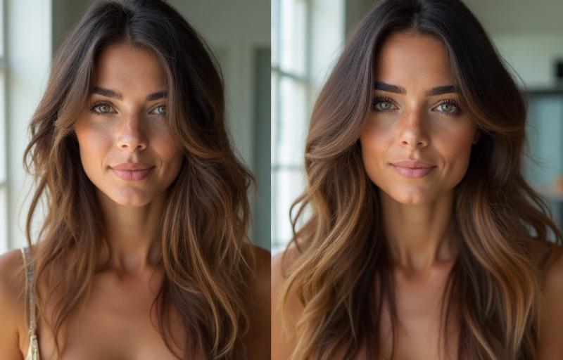 2 women with hair styled