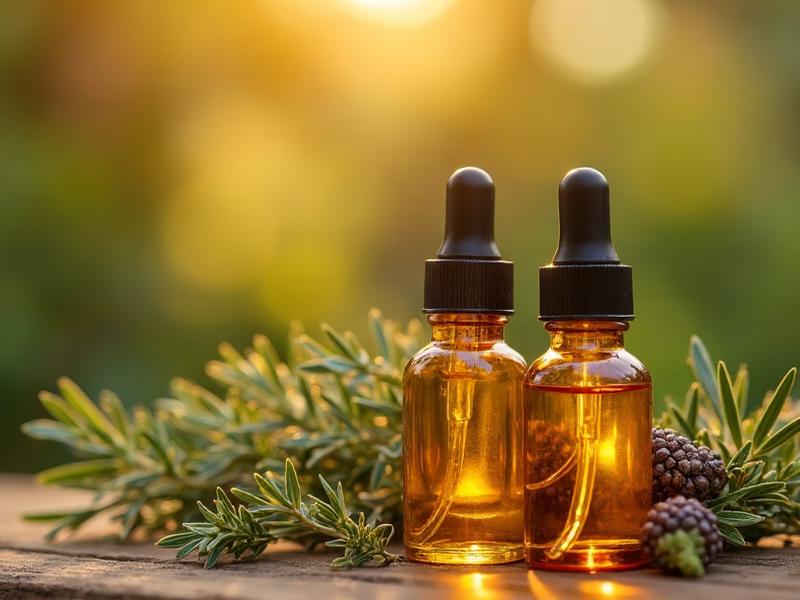 Veiluxe Rosemary & Batana Hair Oil bottles with natural ingredients